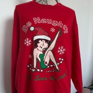 Vintage Betty boop Christmas crewneck